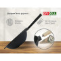Сковорода Brizoll чавунна WOK з дерев'яною ручкою та чавунною кришкою 2,8 л 260х80 мм (W26H-1)