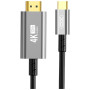 Кабель мультимедійний USB-C to HDMI M 1.8m XO (GB019-CHDMI.tranish) Кабель мультимедійний USB-C to HDMI M 1.8m XO (GB019-CHDMI.tranish)