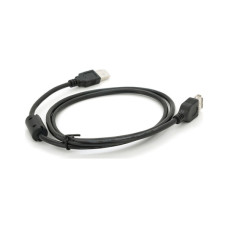 Дата кабель USB 2.0 AM/AF 1.0m ferrite black Voltronic (YT-AM/AF-1.0B)