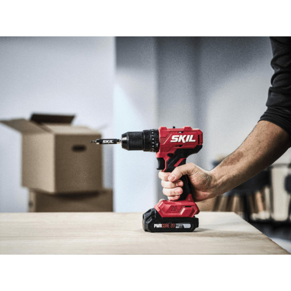 Шурупокрут-дриль ударний акумуляторний SKIL 3021 CA 20В 55Нм 450·1700об/хв 0.92кг без АКБ та ЗП