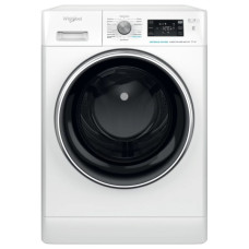 Пральна машина Whirlpool фронтальна, 11кг, 1400, A+++, 60см, дисплей, пара, інвертор, люк чорний, білий