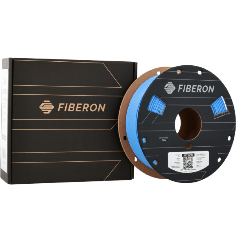 Пластик для 3D-принтера Polymaker Fiberon PET-GF15 1,75mm 0,5kg BLUE (FL02006)