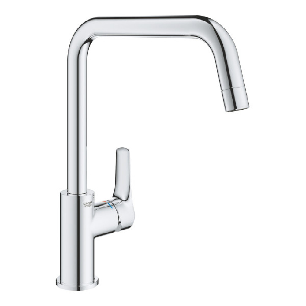 Змішувач для кухні Grohe Via, довж.виливу - 228мм, поворотний, 1важіль, хром