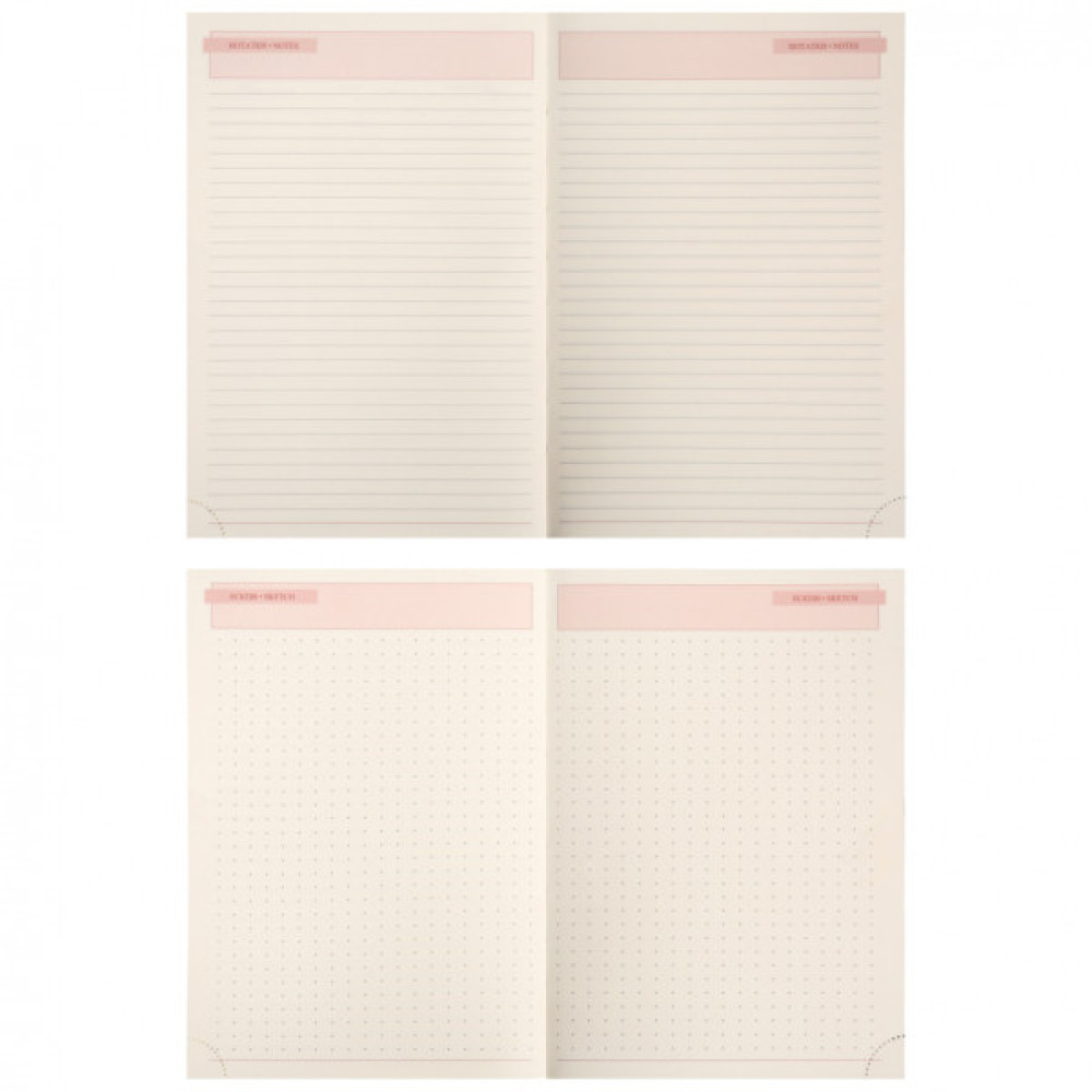 Тижневик Leo planner А5 датований 2026 "Velvet", м‘який, темно-зелений, 368 сторінок (252637)