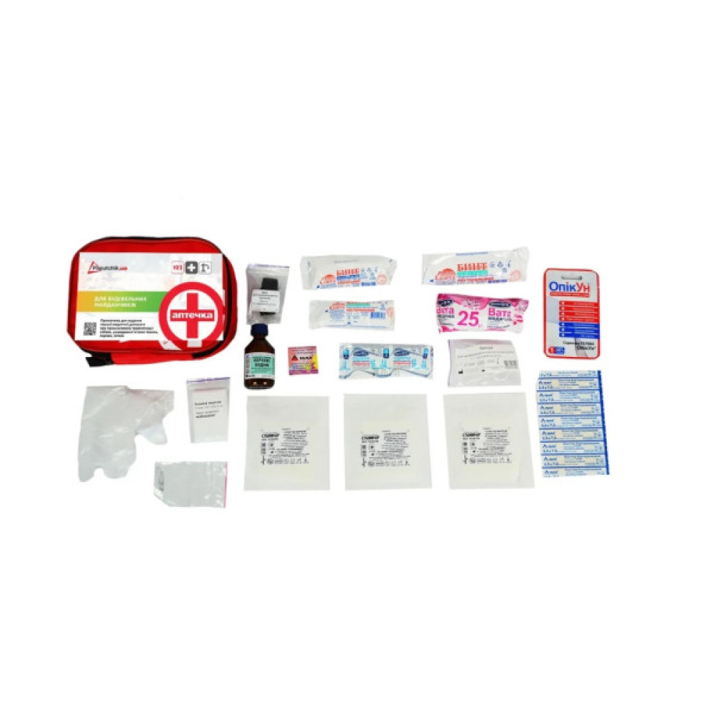 Автомобільна аптечка Poputchik 02-050-М