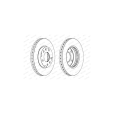 Гальмівний диск FERODO DDF1629