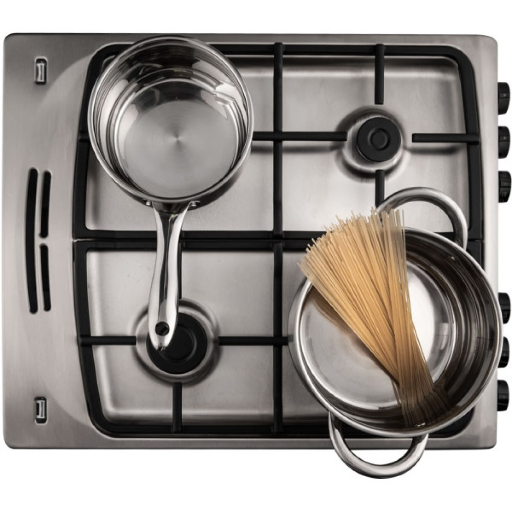 Плита Hansa комбінована, 65л, 50x60см, дисплей, конвекція, чавун, нерж