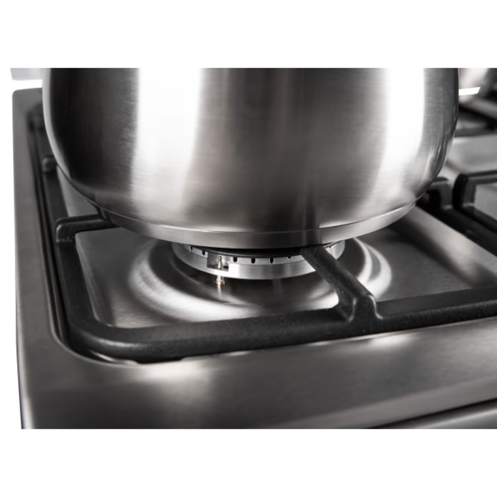 Плита Hansa комбінована, 65л, 50x60см, дисплей, конвекція, чавун, нерж