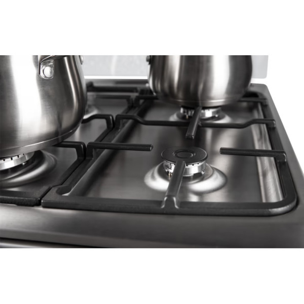 Плита Hansa комбінована, 65л, 50x60см, дисплей, конвекція, чавун, нерж