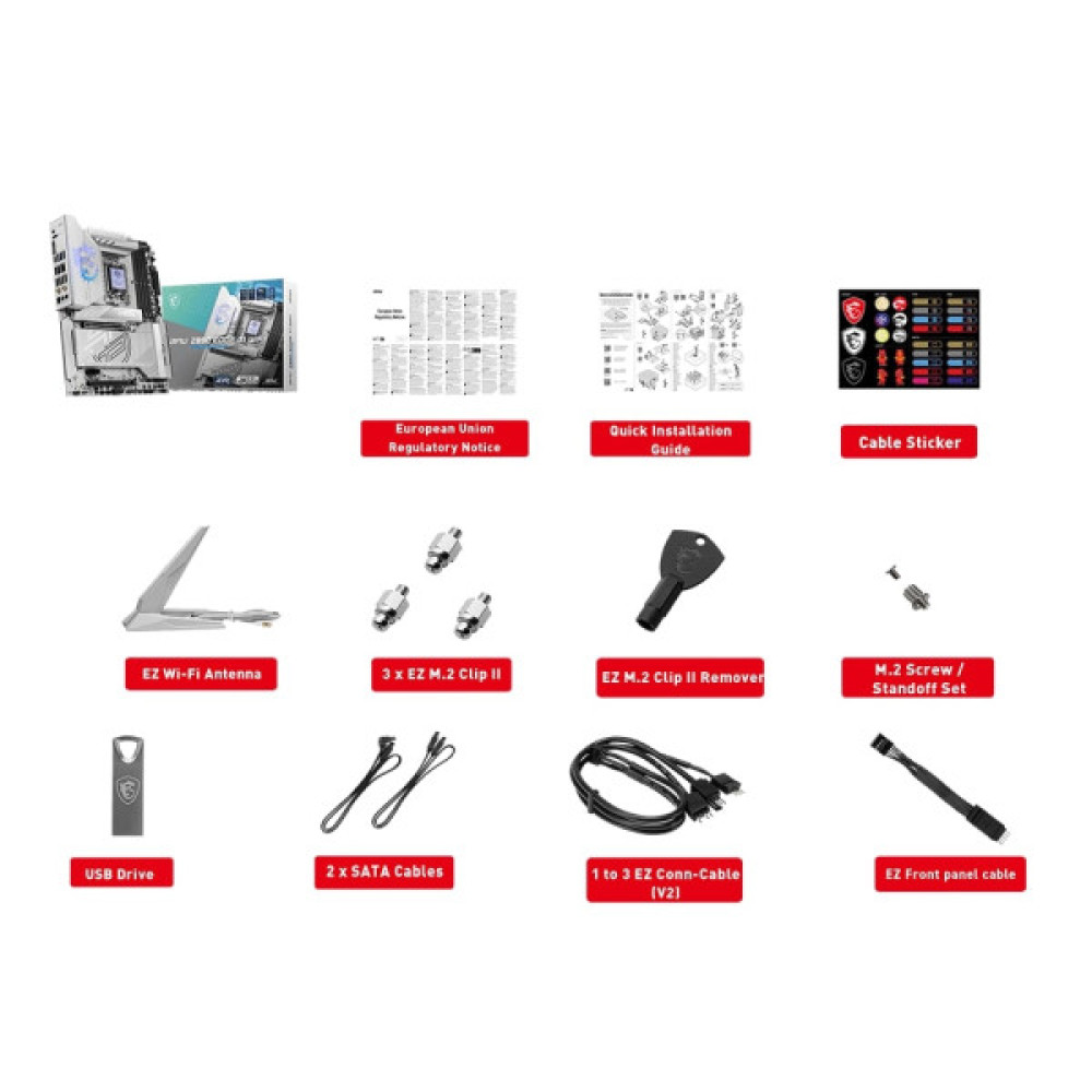 Материнcька плата MSI MPG Z890 EDGE TI WIFI s1851 Z890 4xDDR5 M.2 HDMI Wi-Fi BT ATX