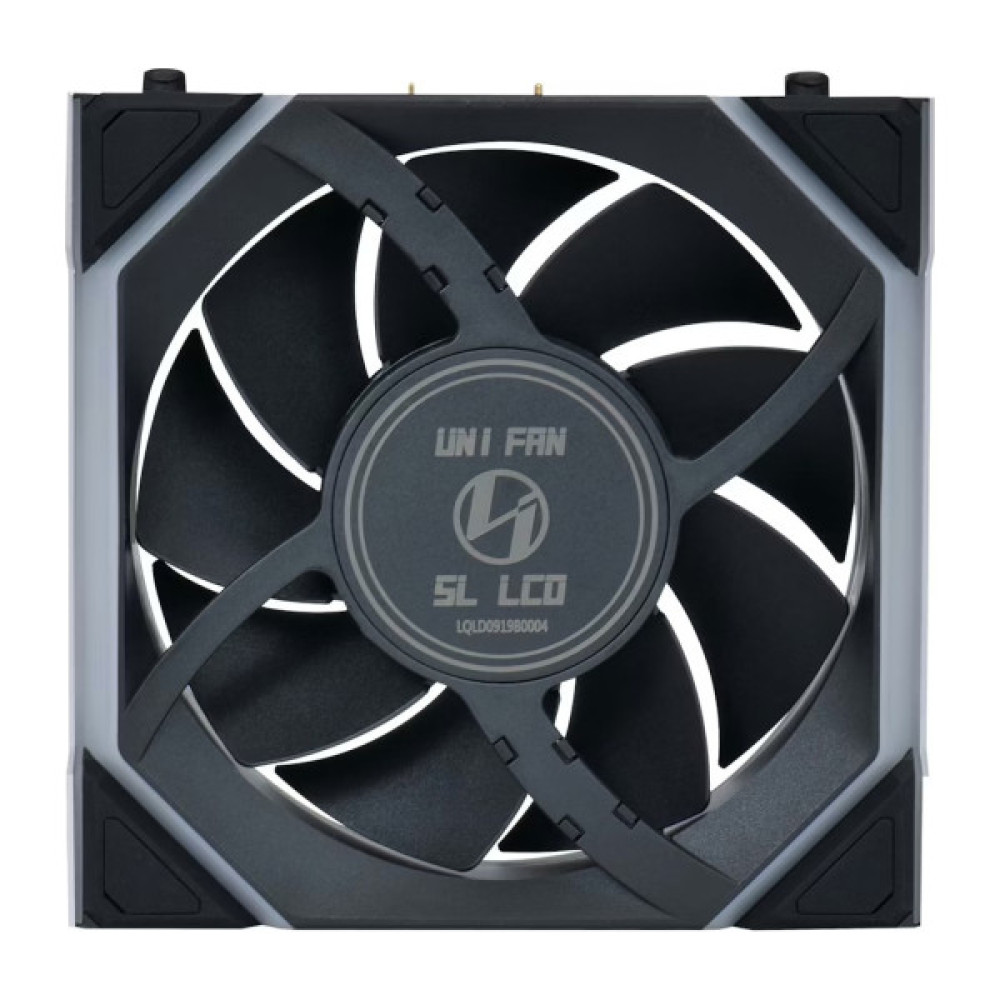 Кулер до корпусу Lian Li UNI Fan SL WIRELESS LCD 120-1, Black (G99.12SLLCD1W1B.00)