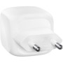 Зарядний пристрій Belkin 2xUSB-C PD50W GaN PPS white (WCH019KQWH)