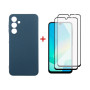 Чохол до мобільного телефона Dengos Samsung Galaxy A16 Carbon + glass 2pcs (Blue) (DG-CTG2P-07) Чохол до мобільного телефона Dengos Samsung Galaxy A16 Carbon + glass 2pcs (Blue) (DG-CTG2P-07)