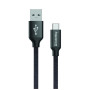 Дата кабель USB 2.0 AM to USB-C 1.0m 2.1А black ColorWay (CW-CBUC003-BK) Дата кабель USB 2.0 AM to USB-C 1.0m 2.1А black ColorWay (CW-CBUC003-BK)