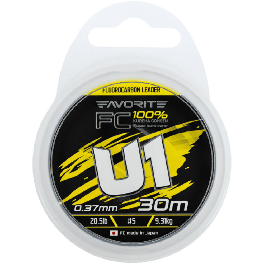 Флюорокарбон Favorite U1 FC 30m 5.0/0.37mm 20.5lb/9.31kg (1693.12.17)