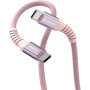 Дата кабель USB-C to USB-C 1.2m Magnetic 100W pink Verbatim (31857) Дата кабель USB-C to USB-C 1.2m Magnetic 100W pink Verbatim (31857)