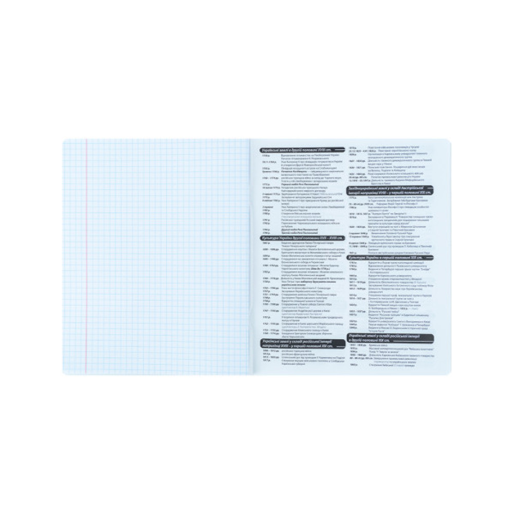 Зошит Kite предметний Techno 48 аркуші, клітинка, історія (K25-240-4)