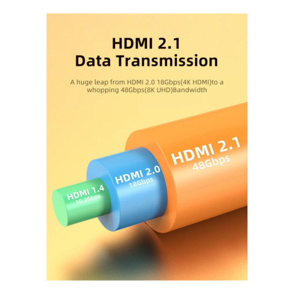 Кабель мультимедійний HDMI M to HDMI M 100.0m V2.1 AOC Cabletime (CA914555)