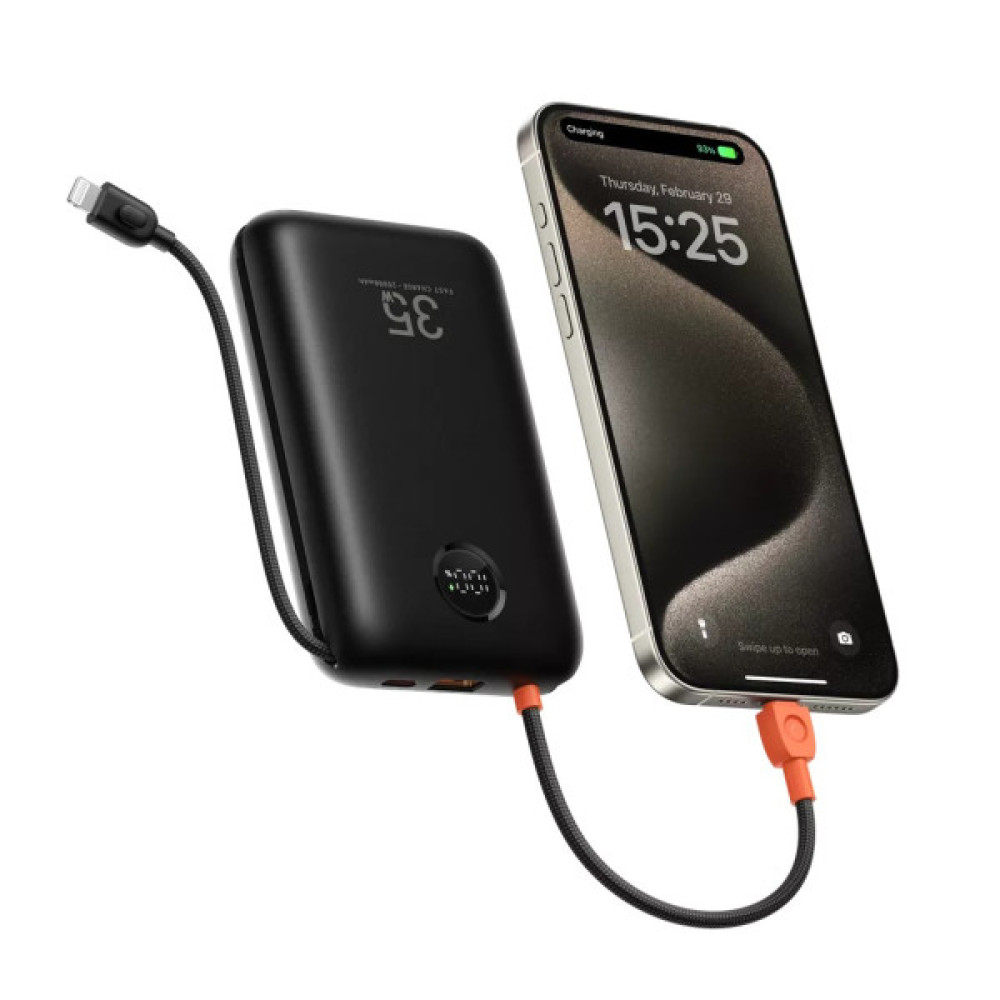 Батарея універсальна VEGER 30000mAh K3 35W PD QC3.0 black (6977525750137)