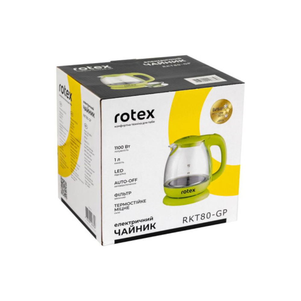 Електрочайник Rotex RKT80-GP