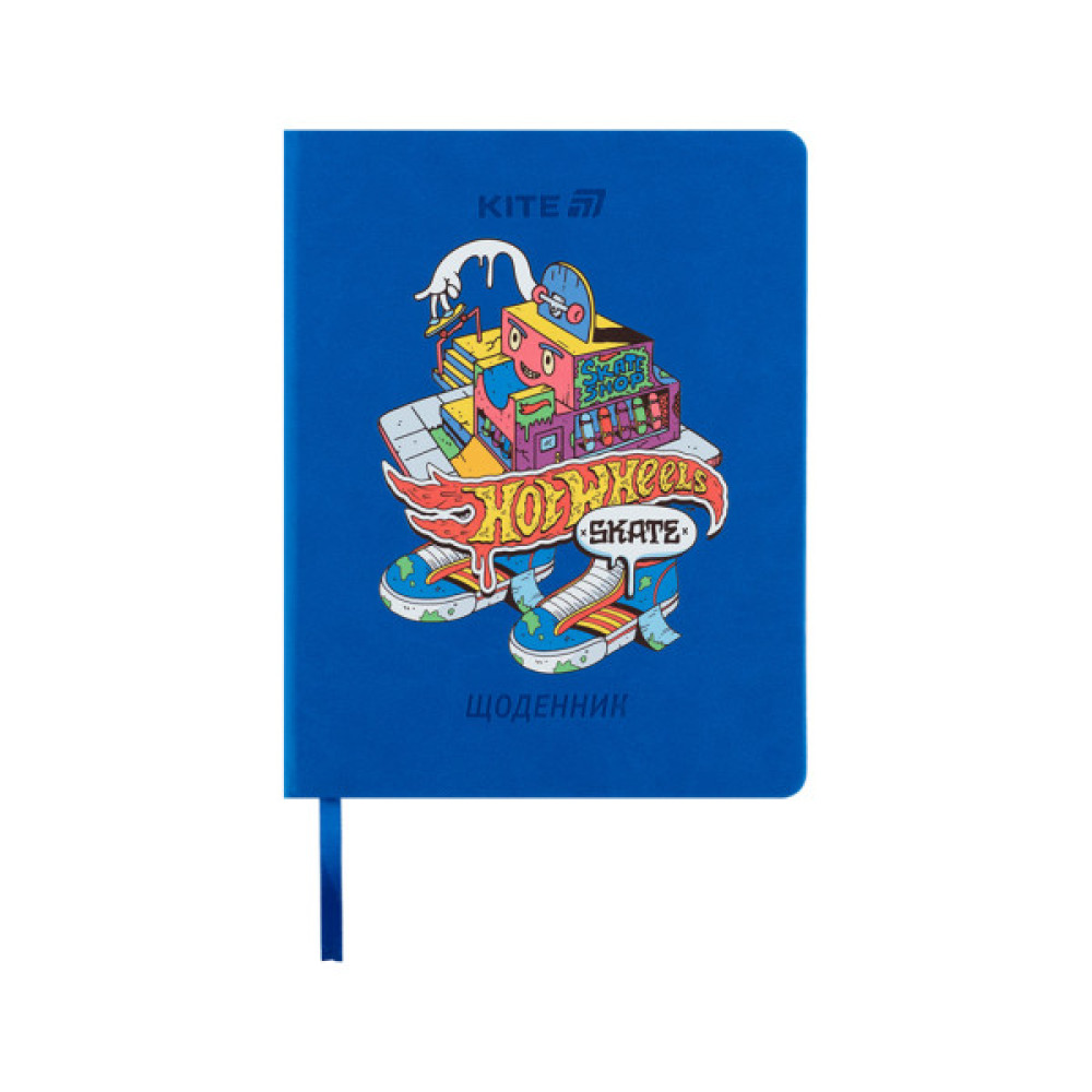 Щоденник шкільний Kite Hot Wheels, тверда обкладинка (HW25-264)