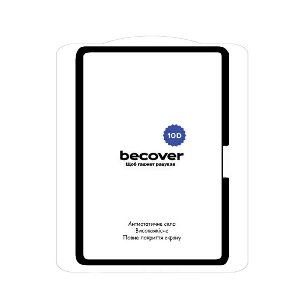 Скло захисне BeCover 10D Apple iPad Pro 13" M4 2024 Black (711678) Скло захисне BeCover 10D Apple iPad Pro 13" M4 2024 Black (711678)