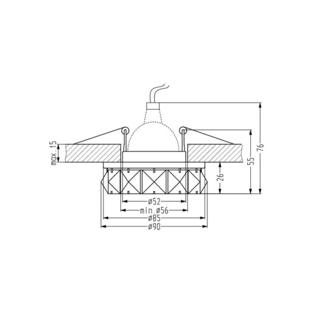 Світильник точковий Candellux 2232652 SK-83 (2232652)