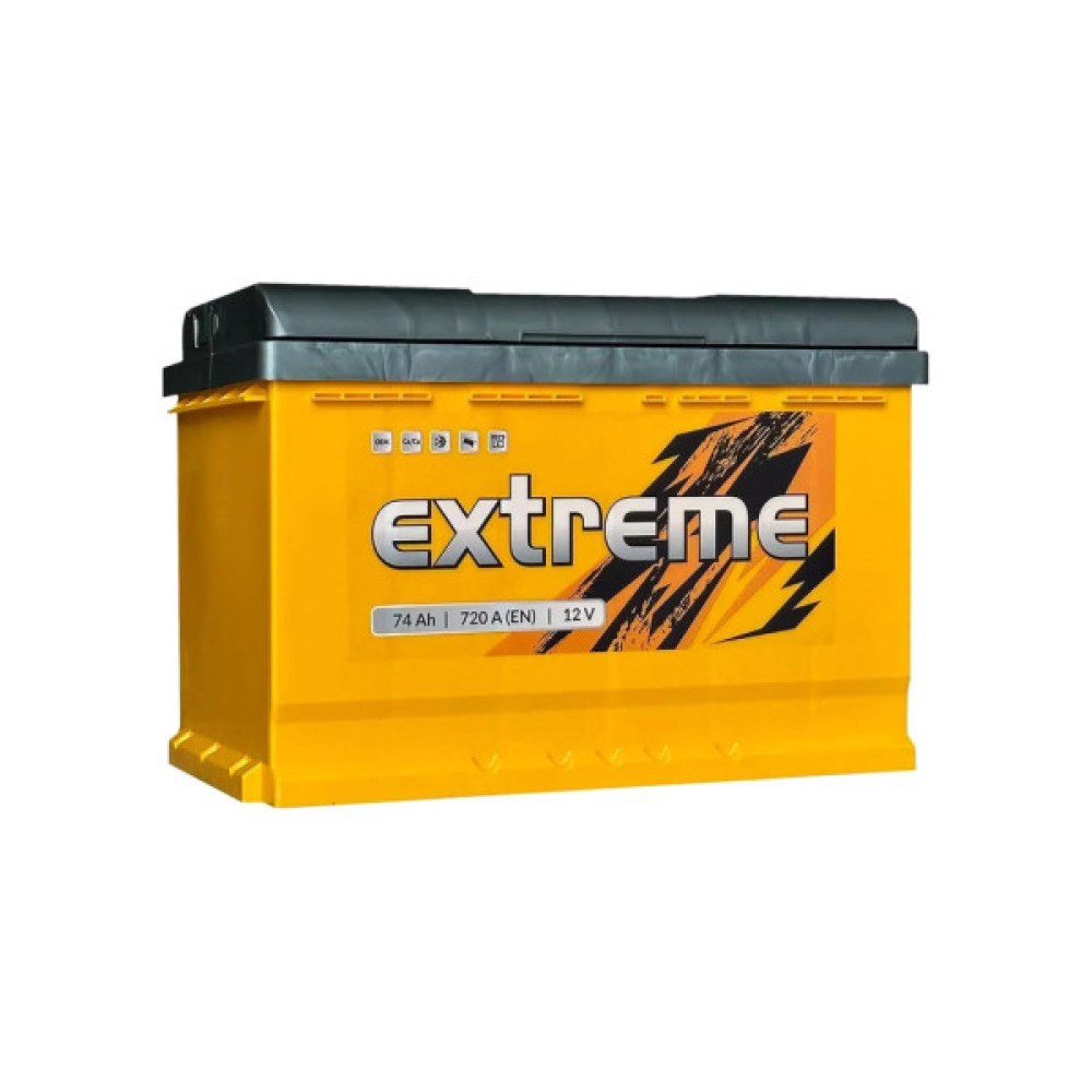 Акумулятор автомобільний Extreme 6CT-74 A (0) (H 175MM)