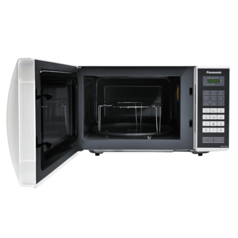 Мікрохвильова піч Panasonic, 23л, 800Вт, дисплей, білий