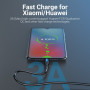 Дата кабель USB 3.0 AM to USB-C 1.5m black Vention (COZBG)