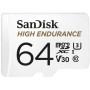 Карта пам'яті SanDisk 64GB microSDXC class 10 UHS-I U3 V30 High Endurance (SDSQQNR-064G-GN6IA) Карта пам'яті SanDisk 64GB microSDXC class 10 UHS-I U3 V30 High Endurance (SDSQQNR-064G-GN6IA)