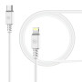 Дата кабель USB-C to Lightning 1.2m CB-TL11 white Piko (1283126504037) Дата кабель USB-C to Lightning 1.2m CB-TL11 white Piko (1283126504037)