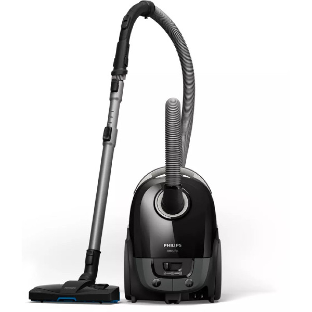 Пилосос Philips мішковий 3000 series, 900Вт, 3л, НЕРА, чорний