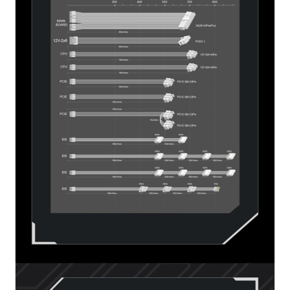 GAMEMAX GX-1250 PRO WT(ATX3.1PCIe5.1)