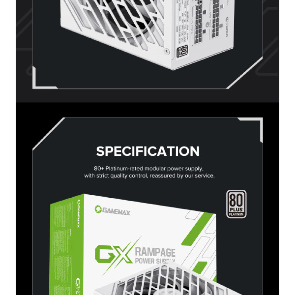 GAMEMAX GX-1250 PRO WT(ATX3.1PCIe5.1)