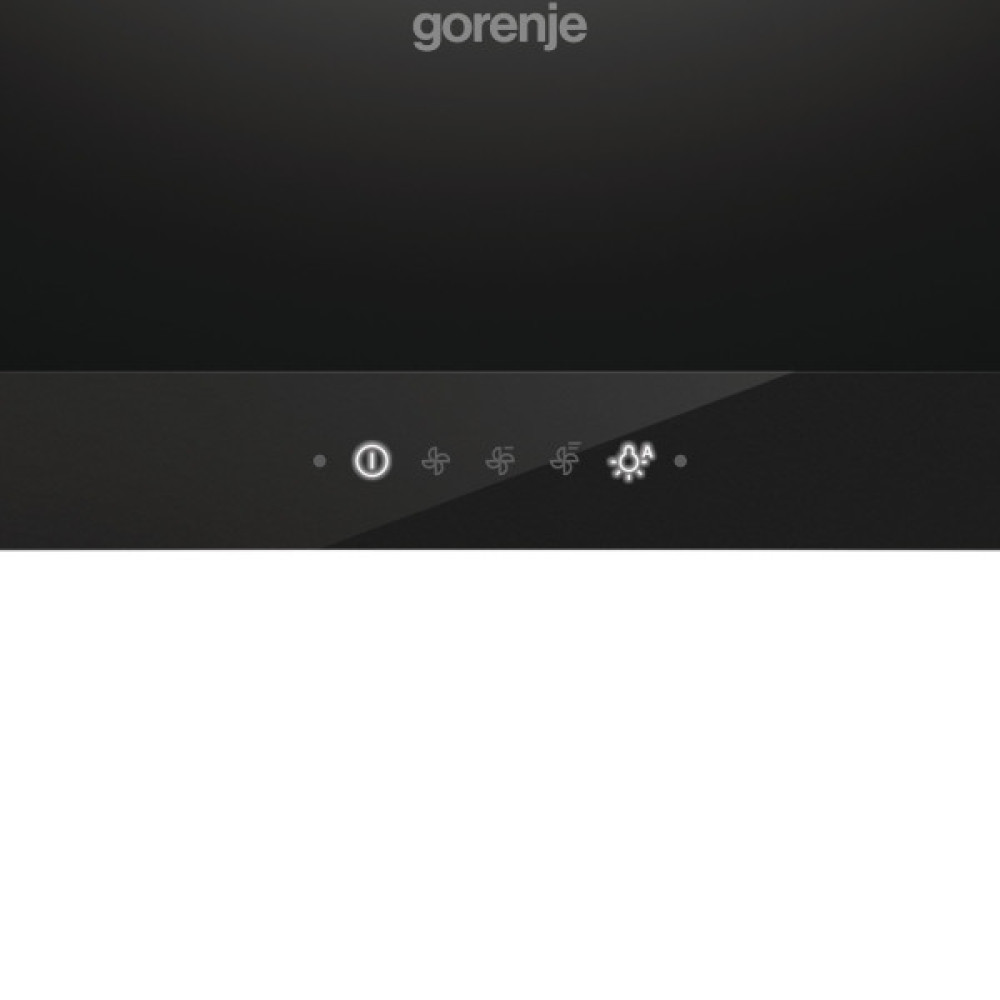 Витяжка Gorenje купольна, 60см, 650м.куб/год, чорний