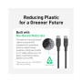 Дата кабель USB-C to USB-C 0.9m 140W bio-nylon 544 black Anker (A80F5H11)