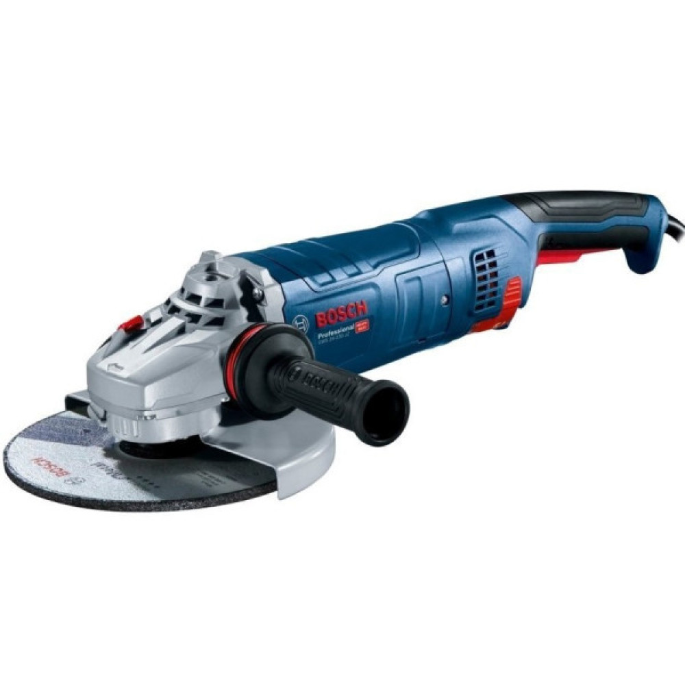 Шліфмашина кутова Bosch Professional GWS 24-230 JZ 230мм 2400Вт 6500об·хв 5.8кг плавн. пуск із системою захисту від пилу Cyclone Tech