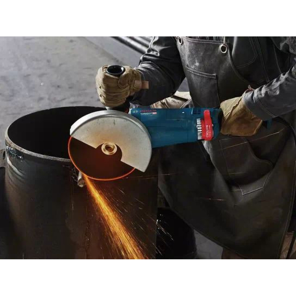 Шліфмашина кутова Bosch Professional GWS 24-230 JZ 230мм 2400Вт 6500об·хв 5.8кг плавн. пуск із системою захисту від пилу Cyclone Tech