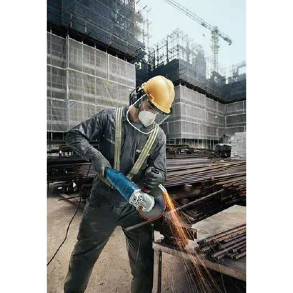 Шліфмашина кутова Bosch Professional GWS 24-230 JZ 230мм 2400Вт 6500об·хв 5.8кг плавн. пуск із системою захисту від пилу Cyclone Tech