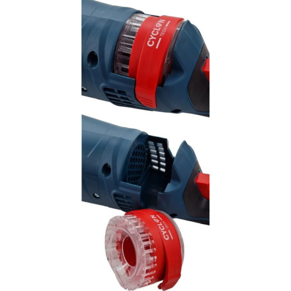Шліфмашина кутова Bosch Professional GWS 24-230 JZ 230мм 2400Вт 6500об·хв 5.8кг плавн. пуск із системою захисту від пилу Cyclone Tech