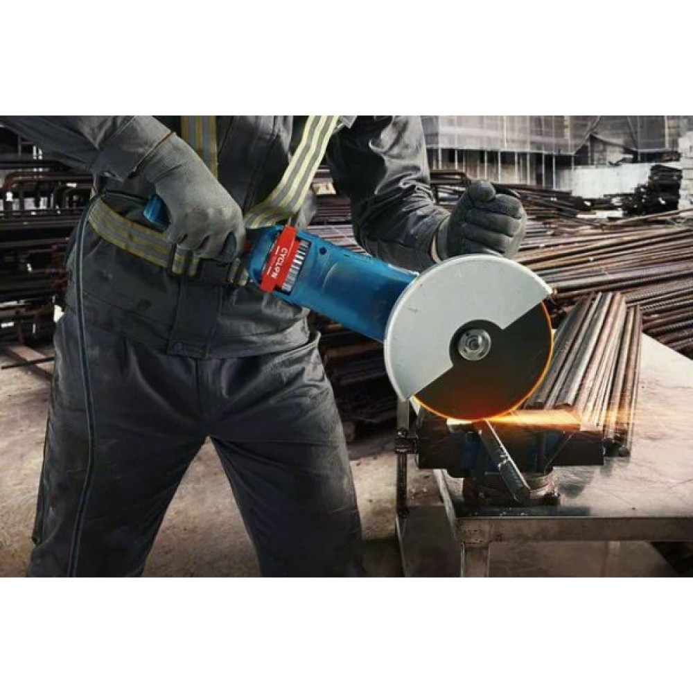 Шліфмашина кутова Bosch Professional GWS 24-230 JZ 230мм 2400Вт 6500об·хв 5.8кг плавн. пуск із системою захисту від пилу Cyclone Tech