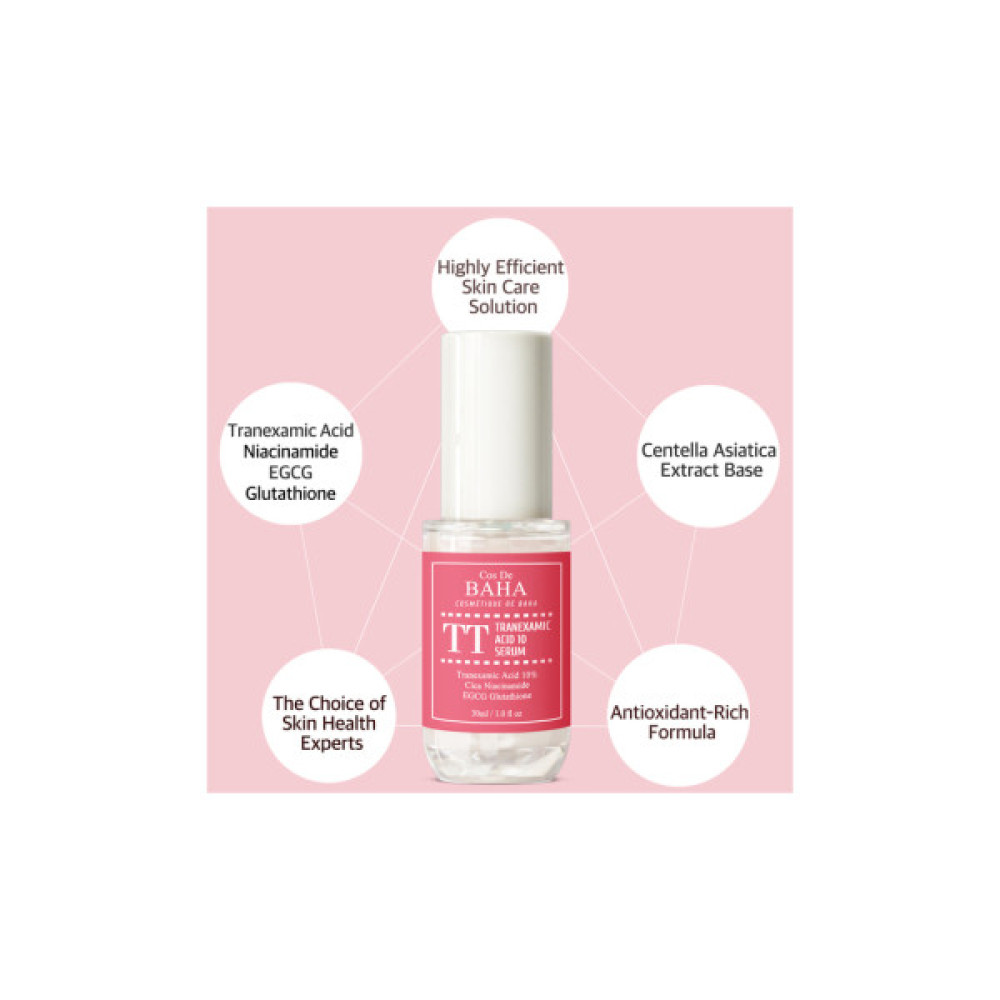 Сироватка для обличчя Cos De BAHA Tranexamic Acid 10% Serum 30 мл (8809240319260)