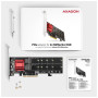 Контролер AXAGON PCIe to 2xNVMe M.2 controller (PCEM2-ND)