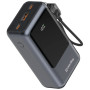 Батарея універсальна ColorWay 20 000 mAh Urban PD/22.5W, QC/4.0, Gray (CW-PB200LP03GR)