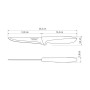 Кухонний ніж Tramontina Plenus Light Grey Bone 127 мм (23425/135)