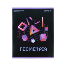Зошит Kite предметний Neo 48 аркушів, геометрія клітинка (K24-240-11)