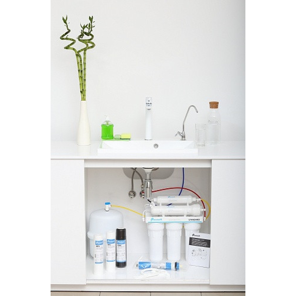 Фільтр зворотного осмосу Ecosoft Standard 5-50, мембрана 50gpd, кран капля