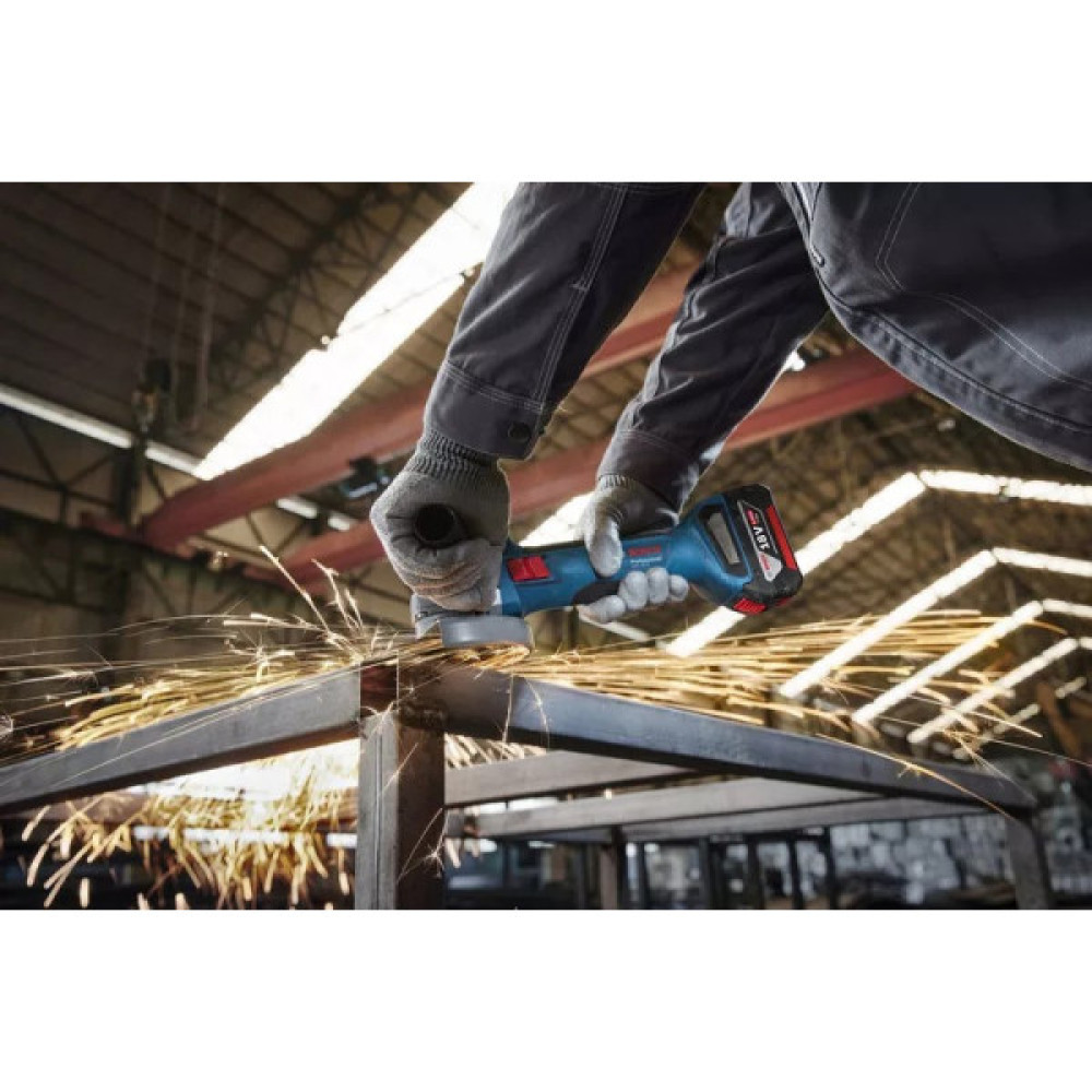 Шліфмашина кутова акумуляторна Bosch Professional GWS 18V-8 125мм 11000об/хв 1.6кг без АКБ та ЗП