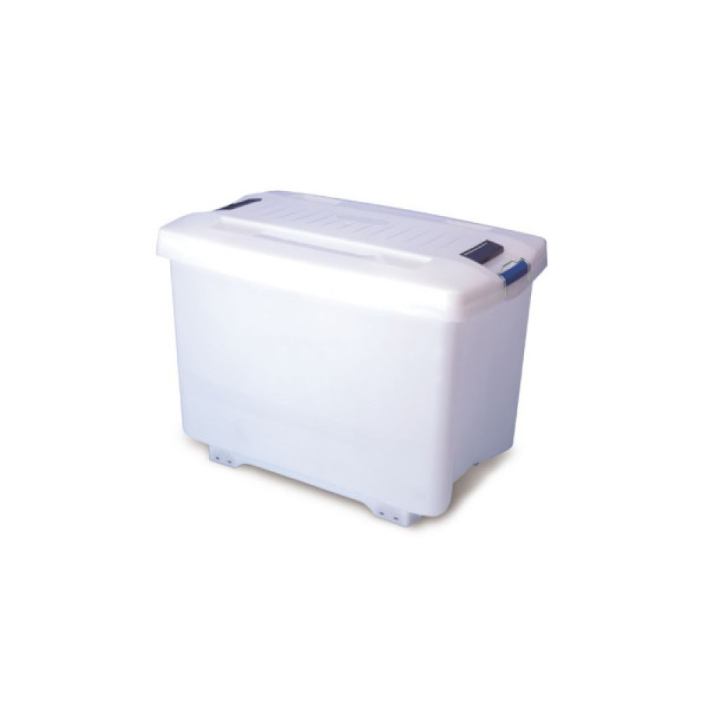 Харчовий контейнер Araven для зберігання h-48 см 90 л з коліщатками (01890)